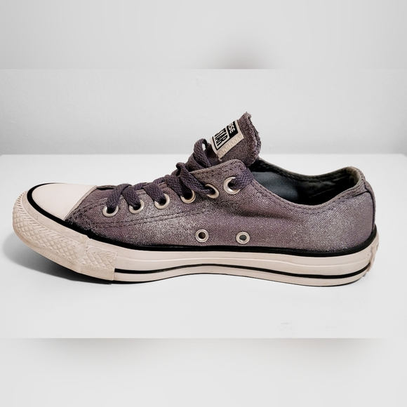 Converse All Star Chuck Taylor 545025F Low Top Gray Sneaker Women's Size 7 Shoes - Picture 4 of 9